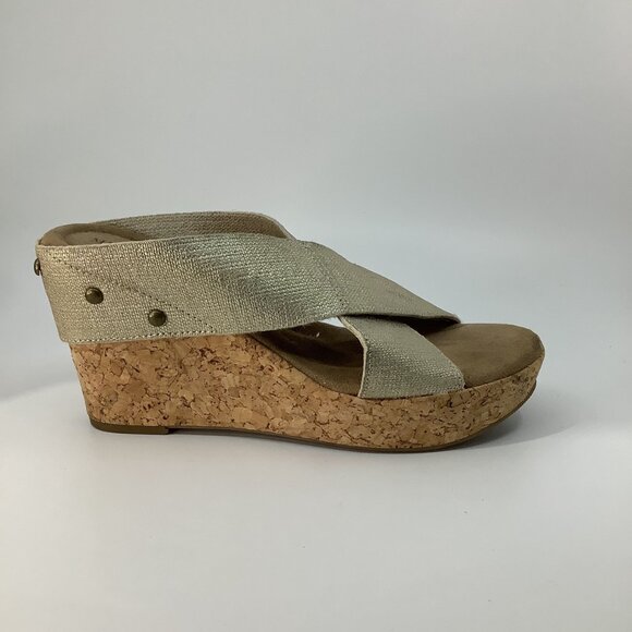 Merona Gold Wedges - Picture 7 of 8